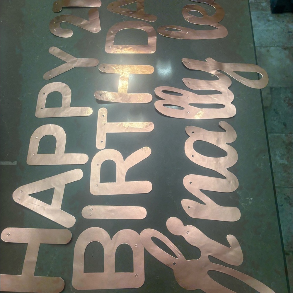 Happy 21stBirthday variety pack rose gold/pink